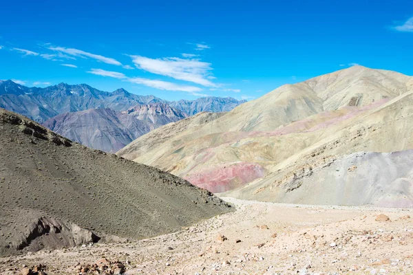 Ladakh Indie Piękny Widok Pomiędzy Hemis Shukpachan Tingmosgang Temisgam Sham — Zdjęcie stockowe