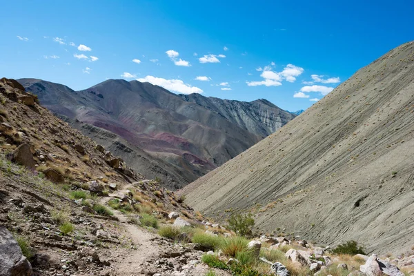 Ladakh, Hindistan - Hindistan 'ın Sham Vadisi, Ladakh, Jammu ve Kashmir, Hindistan' da Hemis Shukpachan ve Tingmosgang (Temisgam) arasında güzel manzara.