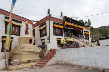 Ladakh, Hindistan - Saboo Manastırı (Saboo Gompa) Ladakh, Jammu ve Kashmir, Hindistan.