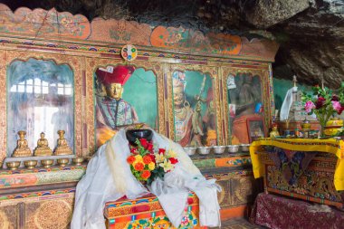 Ladakh, Hindistan - Skurbuchan 'daki Skurbuchan Manastırı, Ladakh, Jammu ve Kashmir, Hindistan.