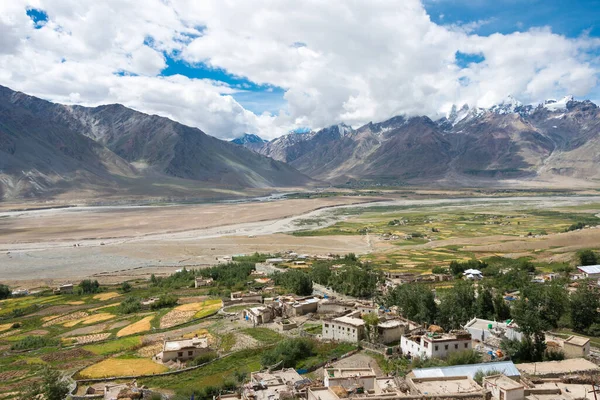Zanskar India Beautiful Scenic View Kursha Monastery Zanskar Ladakh Jammu — Stock Photo, Image