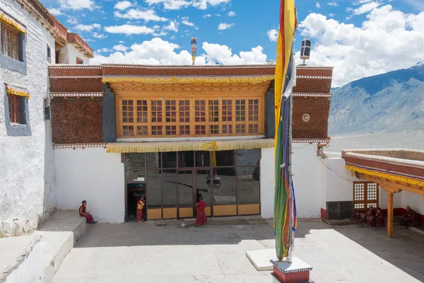 Zanskar Índia Mosteiro Kursha Karsha Gompa Zanskar Ladakh Jammu Caxemira — Fotografia de Stock