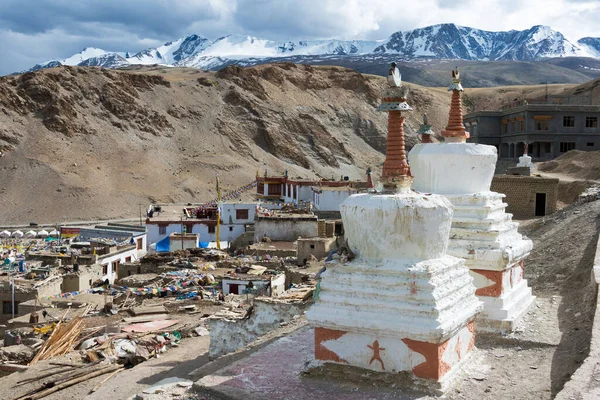 Ladakh Indie Wieś Korzok Płaskowyżu Changthang Ladakh Jammu Kaszmir Indie — Zdjęcie stockowe