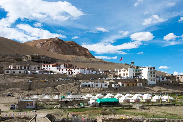 Ladakh Inde Camp Touristique Lac Tso Moriri Dans Plateau Changthang — Photo