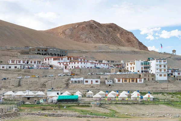 Ladakh India Korzok Village Στο Changthang Plateau Ladakh Jammu Και — Φωτογραφία Αρχείου