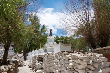 Ladakh, Hindistan - Leh, Ladakh, Jammu ve Kashmir 'deki Gomang Stupa, Hindistan.
