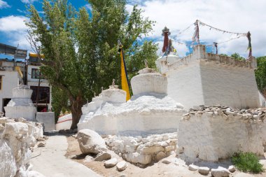 Ladakh, Hindistan - Leh, Ladakh, Jammu ve Kashmir 'deki Gomang Stupa, Hindistan.