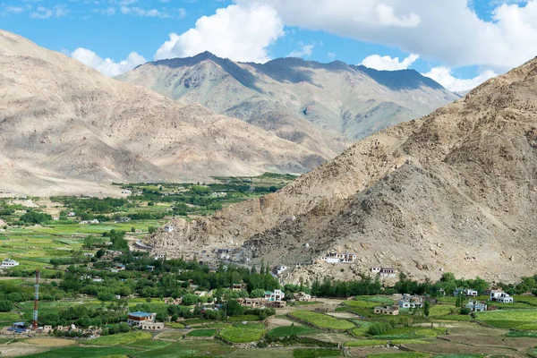 Ladakh Indie Piękny Widok Pomiędzy Leh Chang Pass 5360M Ladakh — Zdjęcie stockowe