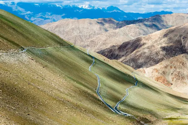 Ladakh Inde Belle Vue Panoramique Entre Leh Chang Pass 5360M — Photo
