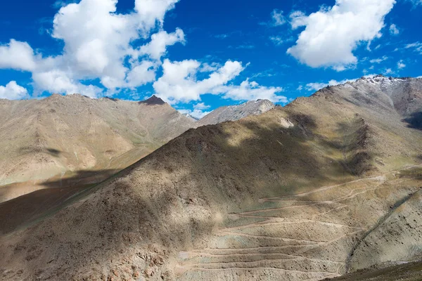 Ladakh India Hermosa Vista Panorámica Desde Entre Leh Chang Pass — Foto de Stock