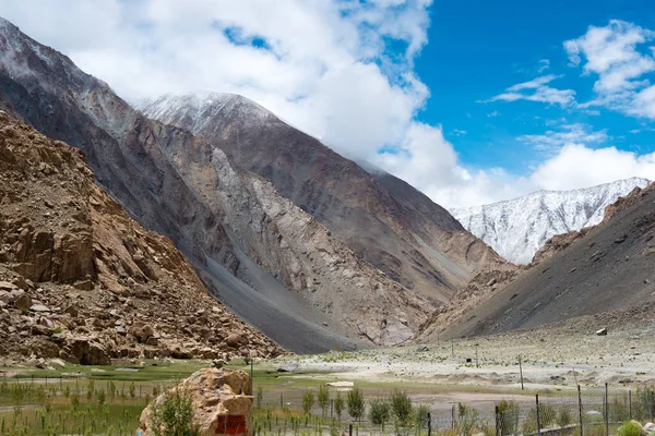 Ladakh Hindistan Ladakh Jammu Kashmir Pangong Tso Chang Pass Arasında — Stok fotoğraf