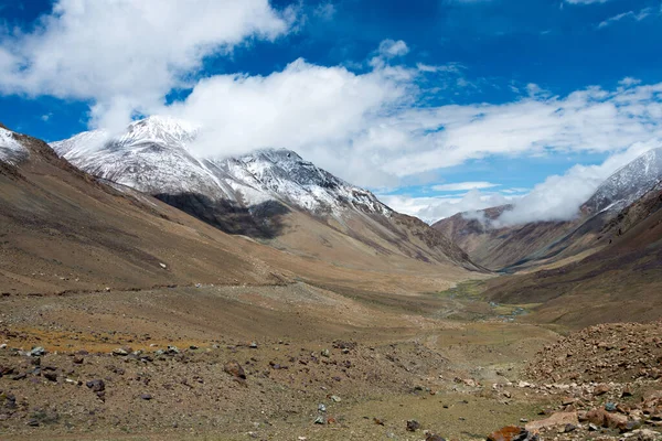 Ladakh Inde Belle Vue Panoramique Entre Pangong Tso Chang Pass — Photo