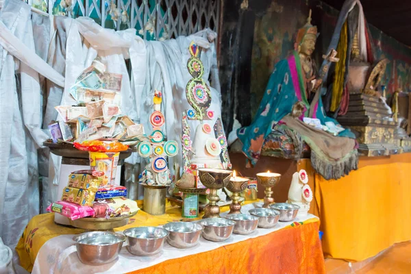 Ladakh, Hindistan - Korzok Manastırı (Korzok Gompa) Ladakh, Jammu ve Kashmir, Hindistan. Bu saygı duyulan manastır 300 yıllık..