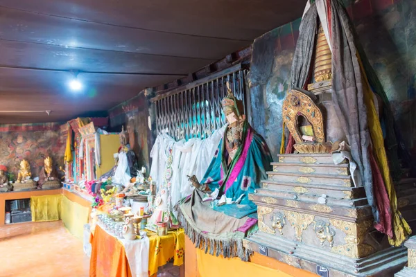 Ladakh, Hindistan - Korzok Manastırı (Korzok Gompa) Ladakh, Jammu ve Kashmir, Hindistan. Bu saygı duyulan manastır 300 yıllık..