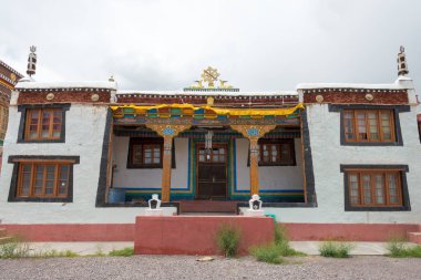 Ladakh, Hindistan - Mahe Gompa 'daki Mahe Manastırı, Ladakh, Jammu ve Kashmir, Hindistan.