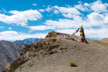 Ladakh, Hindistan - Hindistan - Mebtak La Pass 3840 m Between Hemis Shukpachan ve Tingmosgang (Temisgam) in Sham Valley, Ladakh, Jammu ve Kashmir, Hindistan.