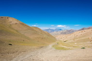 Ladakh, Hindistan - Hindistan - Mebtak La Pass 3840 m Between Hemis Shukpachan ve Tingmosgang (Temisgam) in Sham Valley, Ladakh, Jammu ve Kashmir, Hindistan.
