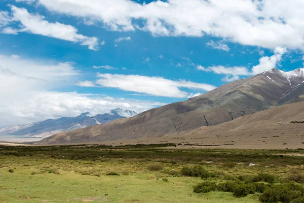 Ladakh India Hermosa Vista Panorámica Desde Entre Nyoma Tsaga Pass — Foto de Stock