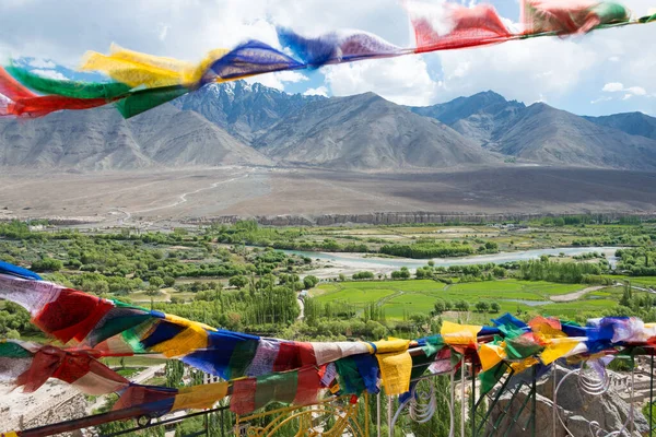 Ladakh Indien Schöne Aussicht Vom Spituk Kloster Leh Ladakh Jammu — Stockfoto