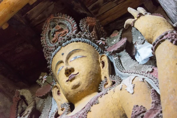 Ladakh India Estatua Buda Monasterio Sumda Chun Leh Ladakh Jammu —  Fotos de Stock