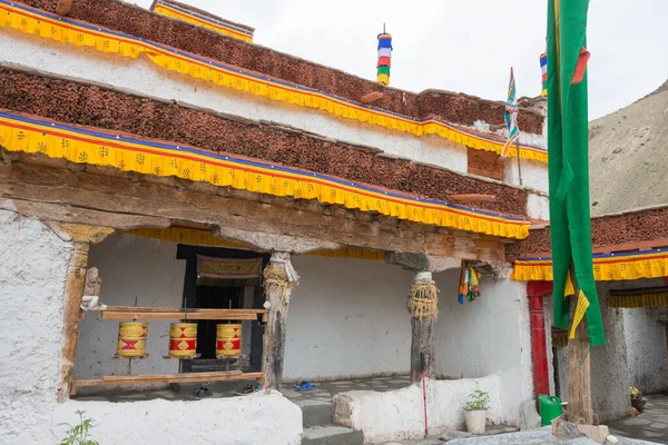 Ladakh, Hindistan - Leh, Ladakh, Jammu ve Kashmir 'deki Sumda Chun Manastırı. Manastır aslında 10-11. yüzyılda inşa edildi..