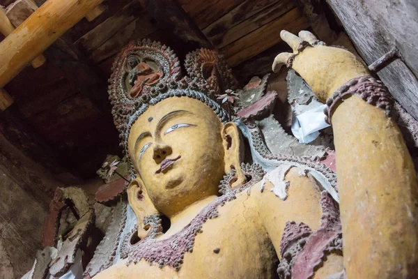 Ladakh India Estatua Buda Monasterio Sumda Chun Leh Ladakh Jammu —  Fotos de Stock