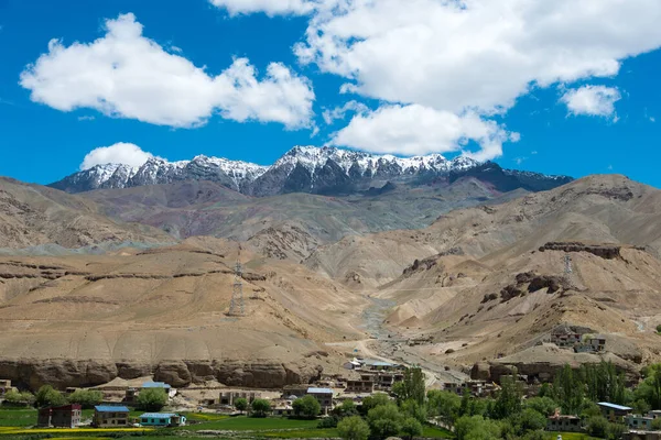 Ladak Indie Krásný Malebný Pohled Míst Mezi Lamayuru Kargilem Ladakhu — Stock fotografie