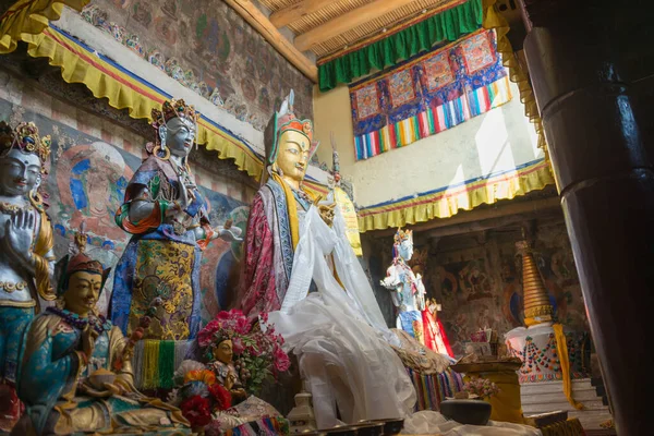 ラダック インド インド ラダック ジャム カシミール州シャム バレーにあるTingmosgang修道院 Tingmosgang Gompa の仏像 — ストック写真