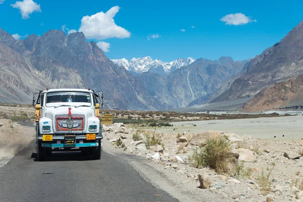 Ladakh India Hermosa Vista Panorámica Desde Entre Turtuk Diskit Ladakh — Foto de Stock