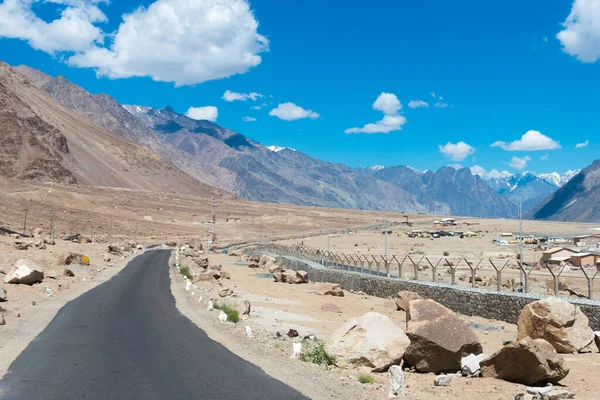 Ladakh India Hermosa Vista Panorámica Desde Entre Turtuk Diskit Ladakh — Foto de Stock