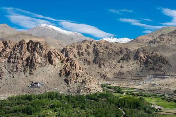 Ladakh Indien Schöne Aussicht Vom Zwischen Leh Und Nubra Valley — Stockfoto