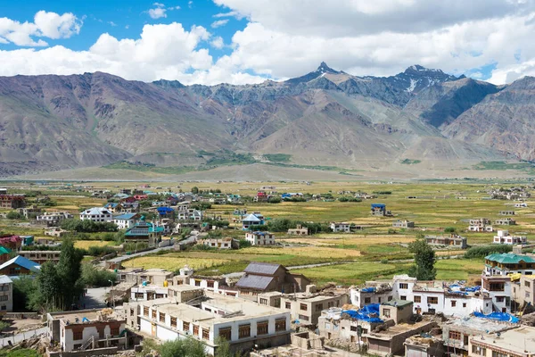 Zanskar India Bella Vista Panoramica Dal Padum Village Zanskar Ladakh — Foto Stock