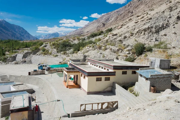 Ladakh India Ζεστή Άνοιξη Στο Χωριό Panamik Στην Κοιλάδα Nubra — Φωτογραφία Αρχείου