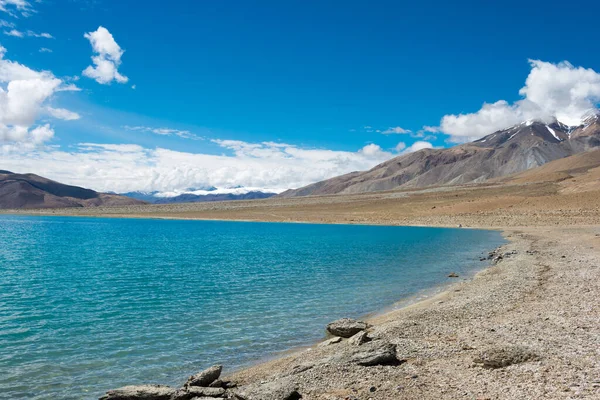 Ladakh India Vista Del Lago Pangong Desde Kakstet Chushul Ladakh —  Fotos de Stock