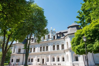 Kiev, Ukrayna - Kiev, Ukrayna 'daki Aziz Sophia Katedrali. Dünya Mirası Katedrali 'nin bir parçası olan Kiev: Saint-Sophia Katedrali ve İlgili Manastır Binaları, Kiev-Pechersk Lavra.