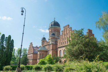 Chernivtsi, Ukrayna - Bukovinian ve Dalmaçya Büyükşehir Konutları (Dünya Mirası Alanı). Chernivtsi, Ukrayna 'da ünlü bir tarihi mekan..