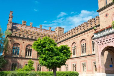 Chernivtsi, Ukrayna - Bukovinian ve Dalmaçya Büyükşehir Konutları (Dünya Mirası Alanı). Chernivtsi, Ukrayna 'da ünlü bir tarihi mekan..
