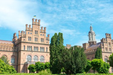 Chernivtsi, Ukrayna - Bukovinian ve Dalmaçya Büyükşehir Konutları (Dünya Mirası Alanı). Chernivtsi, Ukrayna 'da ünlü bir tarihi mekan..