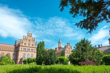 Chernivtsi, Ukrayna - Bukovinian ve Dalmaçya Büyükşehir Konutları (Dünya Mirası Alanı). Chernivtsi, Ukrayna 'da ünlü bir tarihi mekan..