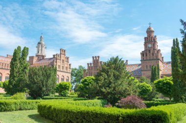 Chernivtsi, Ukrayna - Bukovinian ve Dalmaçya Büyükşehir Konutları (Dünya Mirası Alanı). Chernivtsi, Ukrayna 'da ünlü bir tarihi mekan..