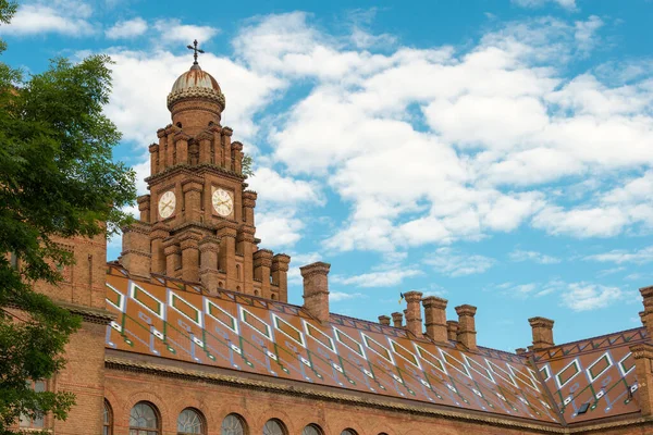 Chernivtsi Ucrania Residencia Los Metropolitanos Bukovinian Dalmacia Patrimonio Humanidad Sitio —  Fotos de Stock