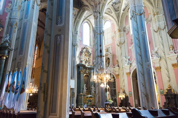 Lviv Ucrania Catedral Latina Ciudad Vieja Lviv Lviv Ucrania Forma —  Fotos de Stock