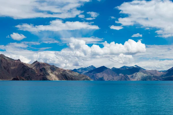 Ladakh India Pangong Lake View Maan Spangmik Ladakh Jammu Kashmir — Φωτογραφία Αρχείου