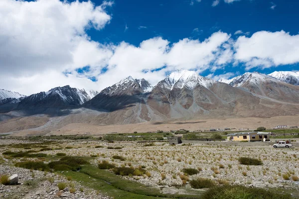 Ladakh Inde Belle Vue Panoramique Depuis Maan Village Près Lac — Photo