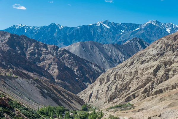 Ladakh India Prachtig Landschappelijk Uitzicht Van Tussen Yangtang Hemis Shukpachan — Stockfoto