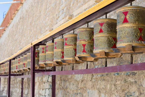 Ladakh Índia Roda Oração Mosteiro Lamayuru Lamayuru Gompa Ladakh Jammu — Fotografia de Stock