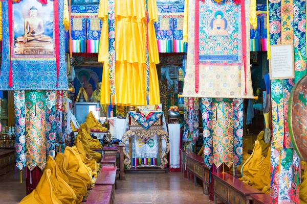 Ladakh, Hindistan - Ladakh, Jammu ve Kashmir 'deki Likir Manastırı (Likir Gompa). Manastır 1065 yılında yeniden inşa edildi..