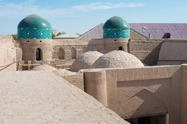 Khiva Uzbekistan Mur Miejski Starożytnego Miasta Itchan Kala Khiva Uzbekistan — Zdjęcie stockowe