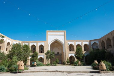 Buhara, Özbekistan - Kukeldash Madrasa, Buhara, Özbekistan. Buhara Dünya Mirası Tarihi Merkezi 'nin bir parçasıdır..