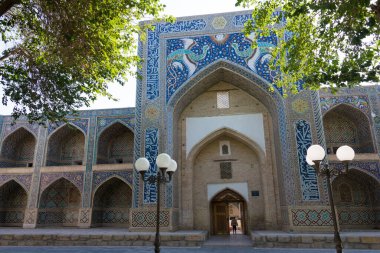 Buhara, Özbekistan - Nadir Divanbegi Madrasa, Buhara, Özbekistan. Buhara Dünya Mirası Tarihi Merkezi 'nin bir parçasıdır..